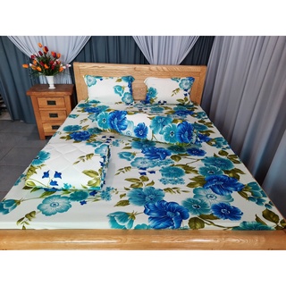 [XẢ HÀNG] GA THUN LẠNH HÀN QUỐC MÁT LẠNH BỘ GA VỎ GỐI