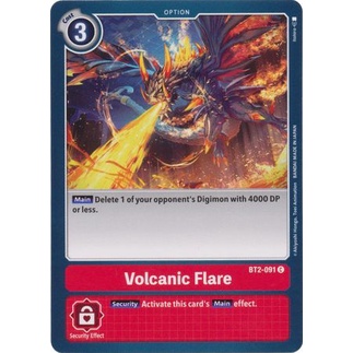 Thẻ bài Digimon - TCG - Volcanic Flare / BT2-091'