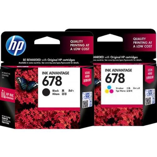 Mực in HP 678 Tri-color Ink Cartridge_CZ108AA - Hàng Chính Hãng
