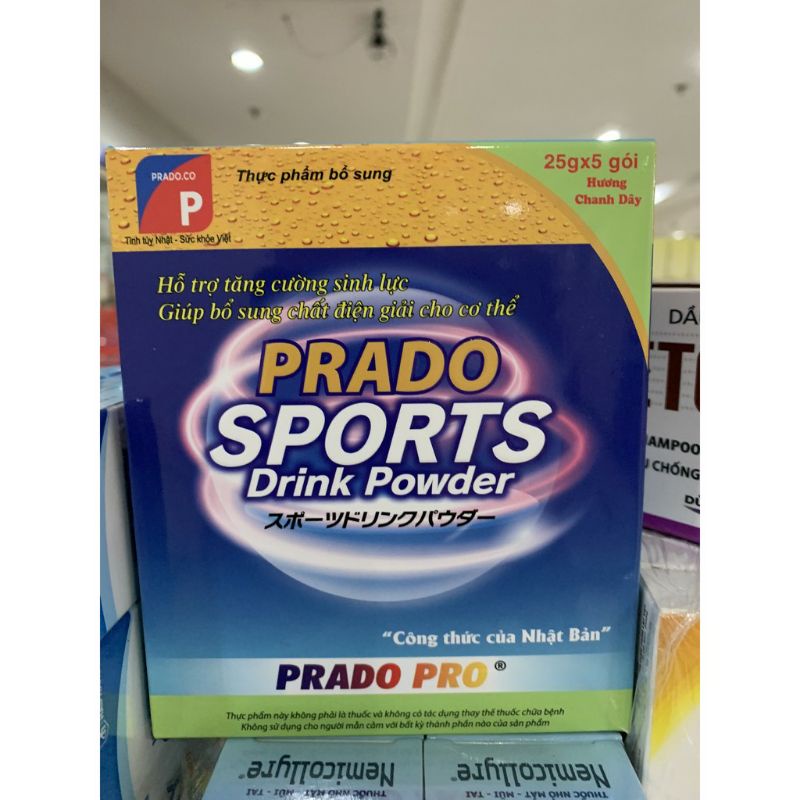 Oresol Sport drink power vị chanh leo bù nước và chất điện giải cho cơ thể .