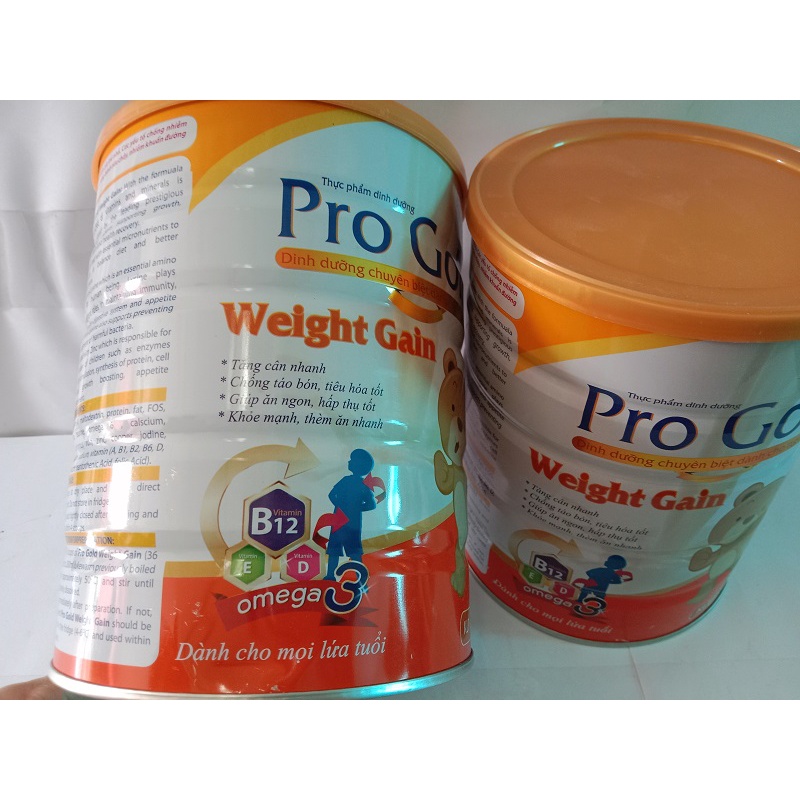 Sữa tăng cân ProGold Weight Gain 900g dùng cho người lớn và trẻ em, sữa cho ngươi gầy cần tăng cân