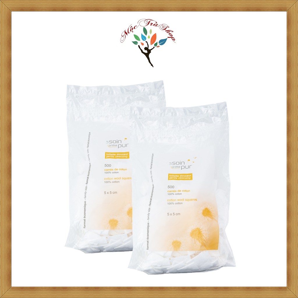 Bông Tẩy Trang TETRA Pháp 500 miếng