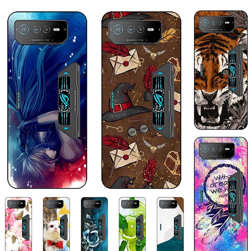 Ốp Điện Thoại Silicon Mềm Họa Tiết Hoạt Hình Anime Đáng Yêu Cho Asus ROG Phone 6 ROG6 Pro 6.78 "