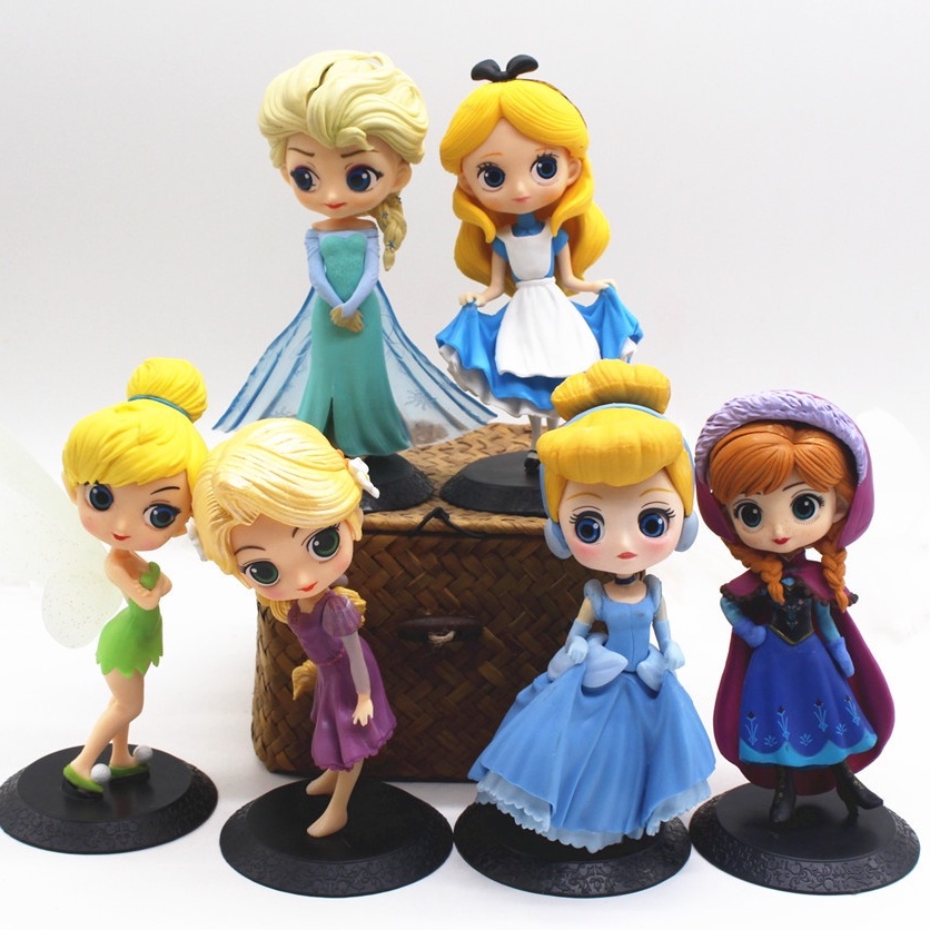 Mô Hình Nhân Vật Công Chúa Disney Cực CUTE Cực Sắc Nét Trang Trí Trưng Bày Sưu Tầm