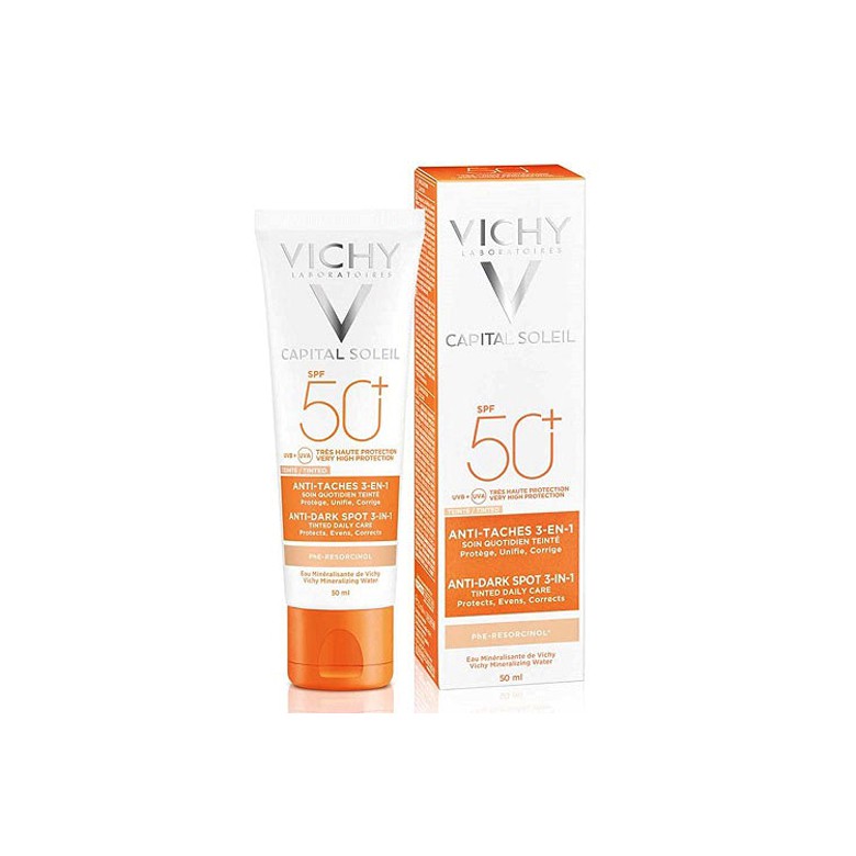 Kem Chống Nắng Vichy Capital Soleil SPF 50 Anti-Dark Spot 3-in-1 50ml