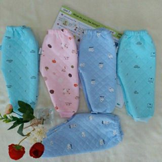 Set 5 quần xốp trần bông cho bé 3 đến 11kg