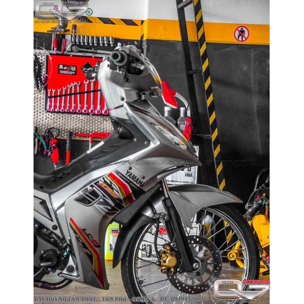 TEM RỜI EXCITER 2010 BẠC ĐỎ