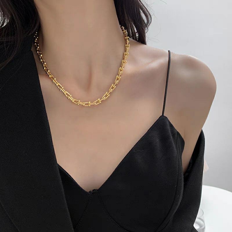 Dây chuyền chocker mắt xích Rose BlackPink