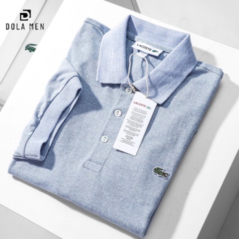 Áo Thun Polo LACOSTE TRƠN Nam KHÔNG VIỀN Form SlimFit 5 Màu - mát cực xịn
