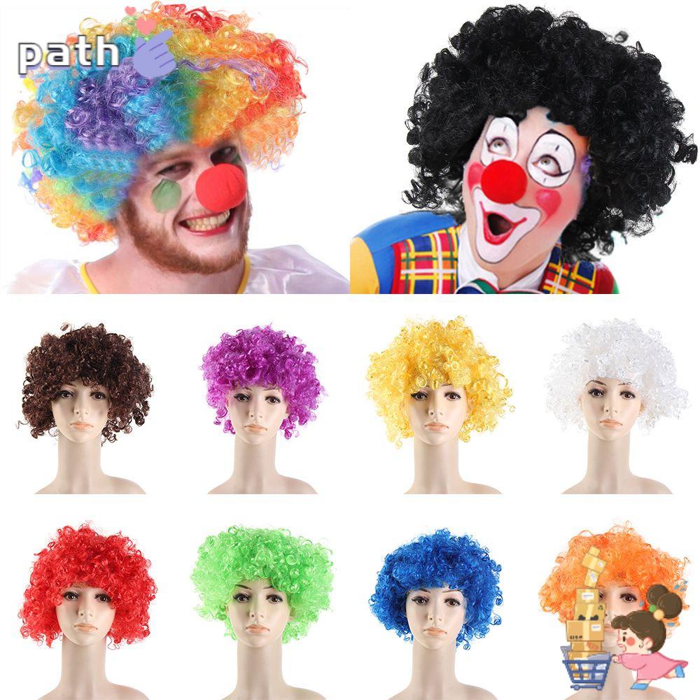 Tóc Giả Nhiều Màu Sắc Dùng Làm Phụ Kiện Hóa Trang Halloween Cho Người Lớn/Trẻ Em
