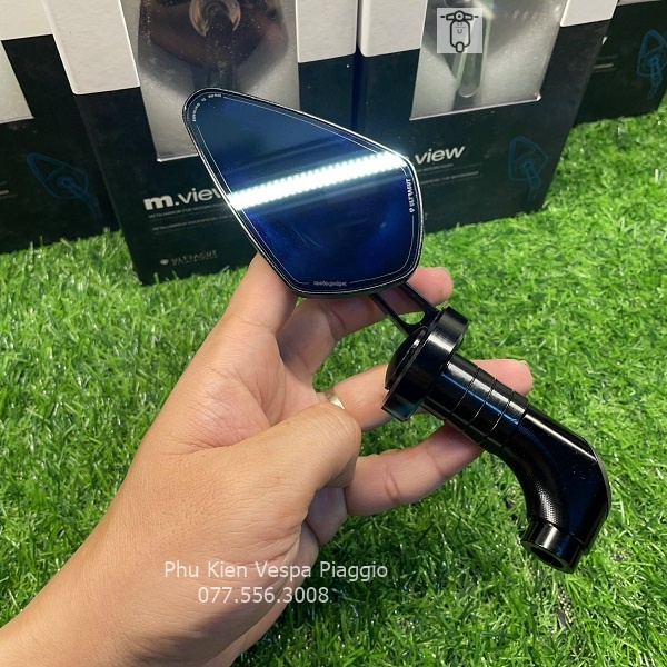 Kính Motogadgett FUllBOX Hàng Siêu Cao Cấp Tràn Viền Cho Vespa Honda Yamaha