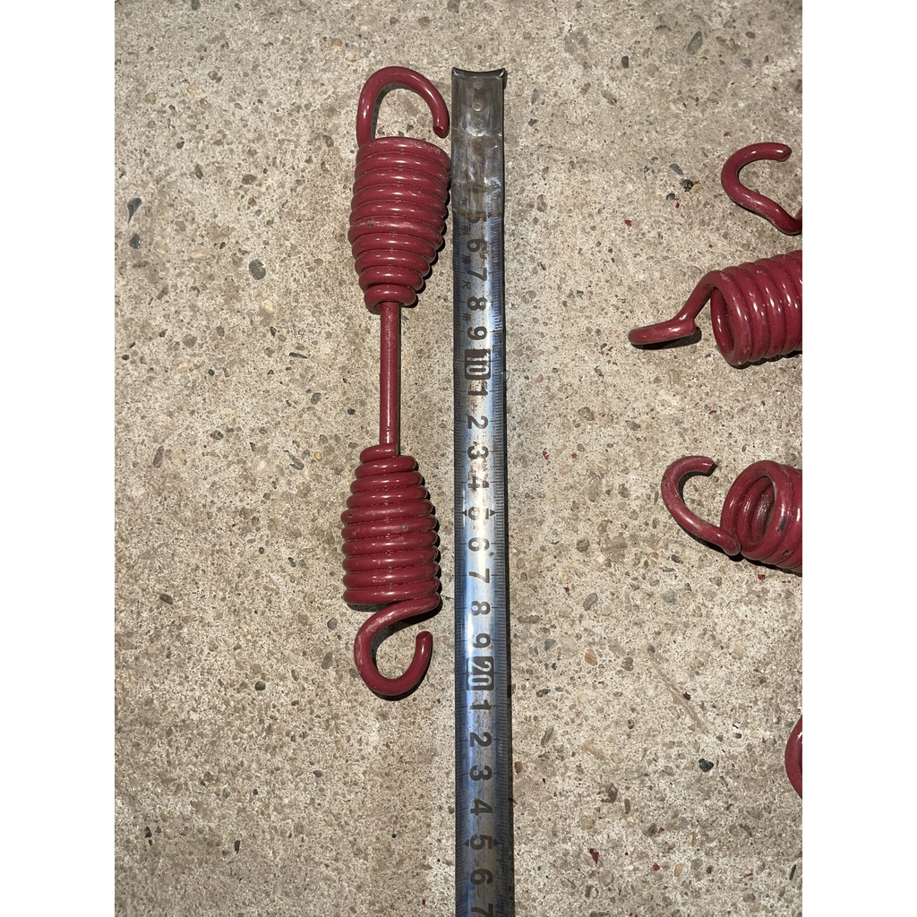 Sản phẩm gia đình làm: Lò xo đôi đỏ 20cm