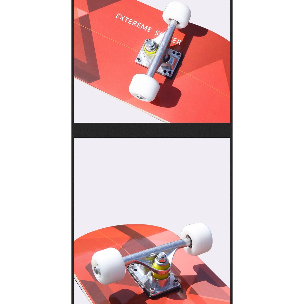 Ván Trượt skateboard Có Nhám Chống Trượt, Chống Nước Tốt Chịu Lực Tốt, người lớn (80CM)