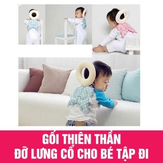 Gối thiên thần đỡ cổ và lưng cho bé