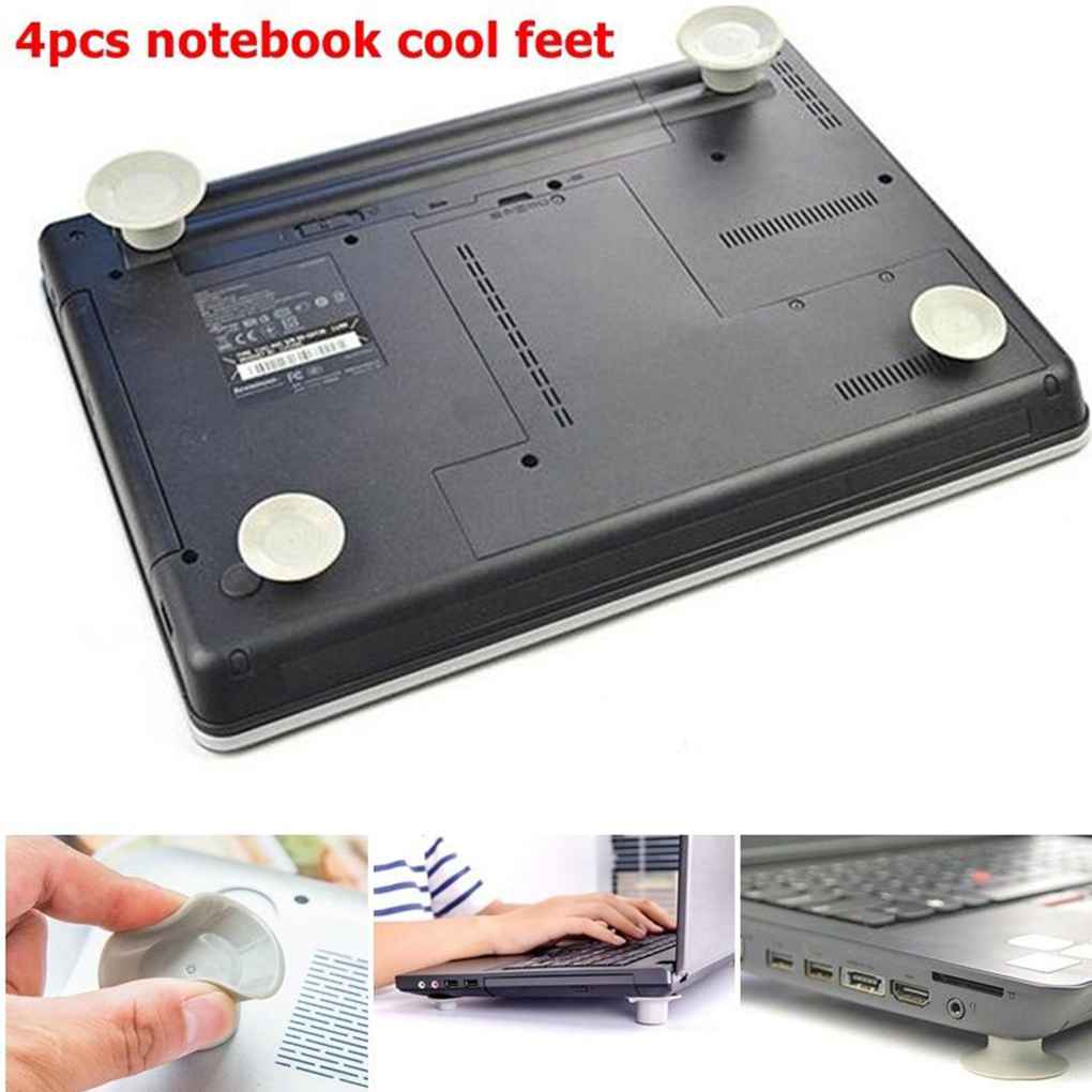 Bộ 4 chân đứng chống trượt giúp làm mát cho máy tính xách tay Notebook