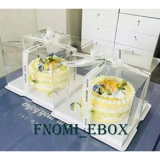 10 hộp bánh sinh nhật size 28*28 cao 18 cm ( không kèm ruybang)