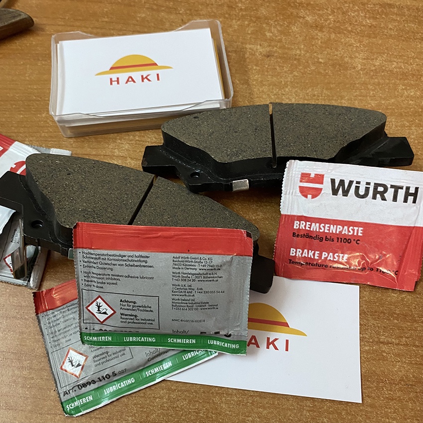 Mỡ tra má phanh, mỡ tra ắc phanh thắng gói 5.5g Wurth nhập Đức