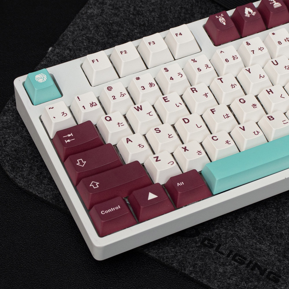 Bàn Phím Cơ GMK Yuru 136 Phím PBT Phong Cách Nhật Bản