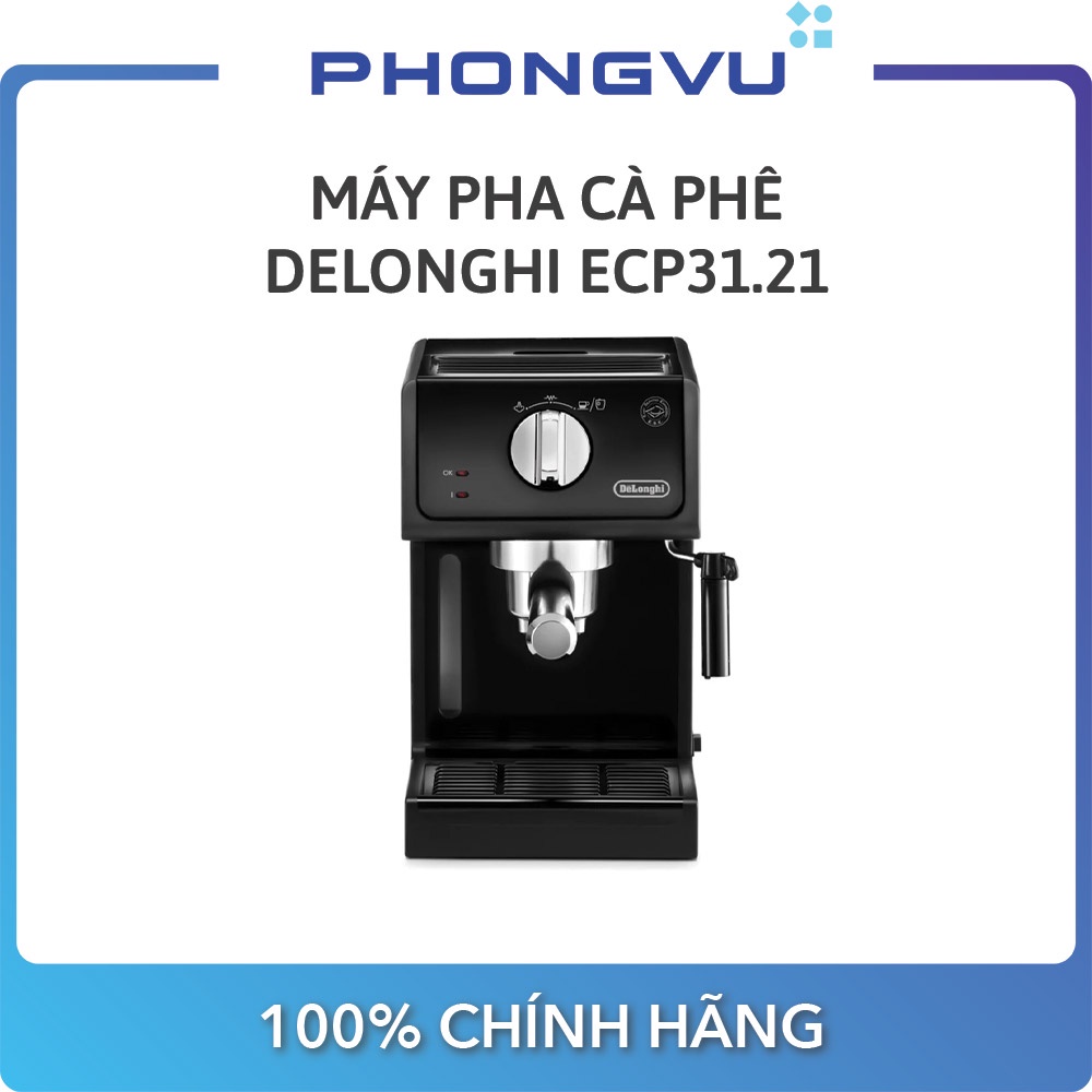 [Mã ELHADEV giảm 4% đơn 300K] Máy pha cà phê Delonghi ECP31.21 - Bảo hành 12 tháng