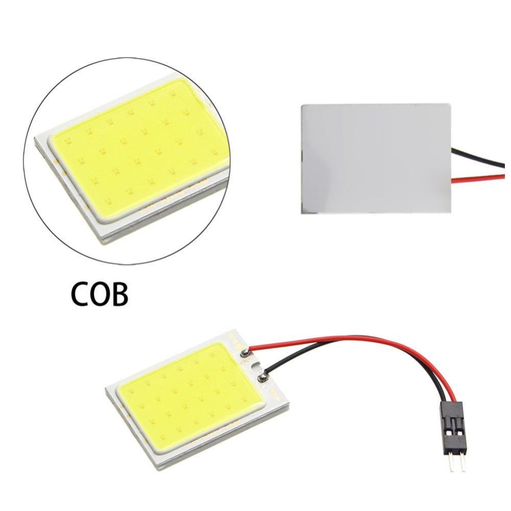 Đèn Led Đọc Sách 12V 24SMD COB T10 T4V3 Chuyên Dụng Cho Xe Hơi