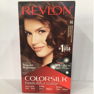 Thuốc nhuộm Revlon Color Silk Beautiful 3D Color số 46 nâu hạt dẻ