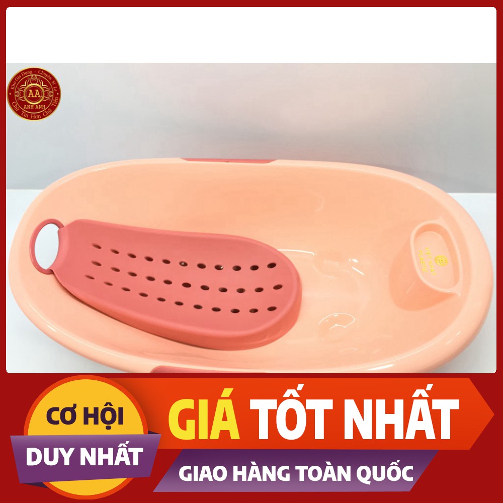 {Rẻ Vô Địch} Chậu tắm elip có giá đỡ Việt Nhật 2202