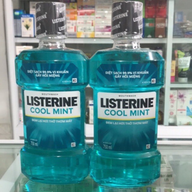 Nước súc miệng LISTERINE 750ML