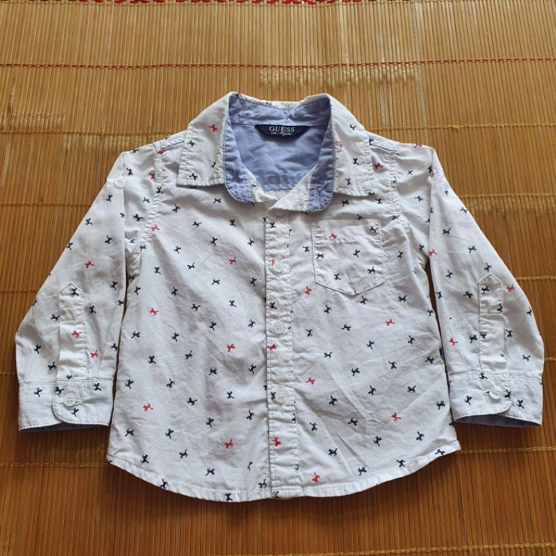 Pass Áo sơmi hãng GUESS bé trai