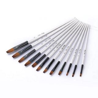 12 cọ vẽ mỹ thuật làm đồ thủ công