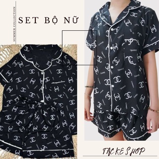 Set Đồ Bộ Nữ Mặc Nhà Pijama Đùi