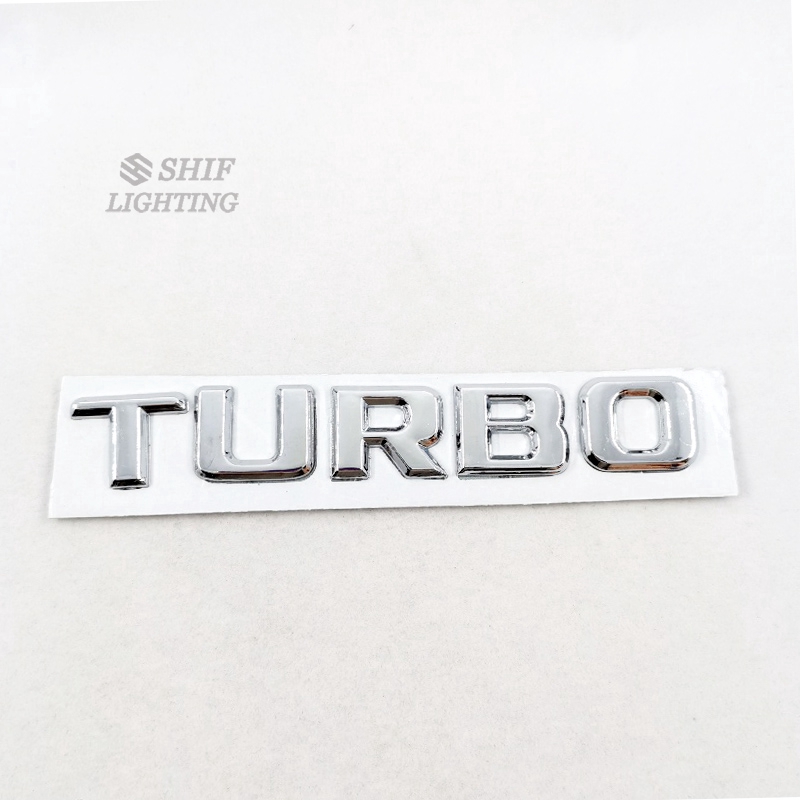 Chữ Turbo Dán Trang Trí Xe Hơi