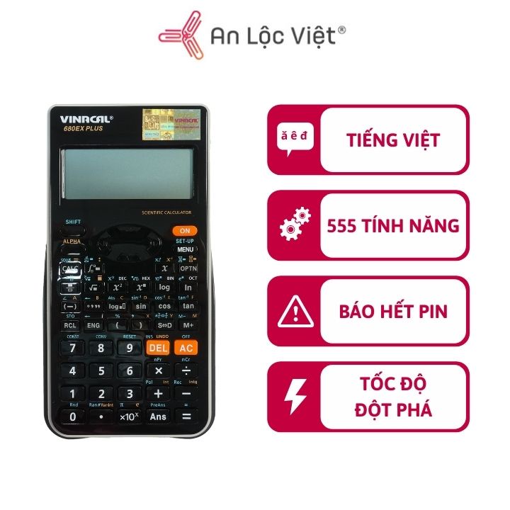 Máy tính học sinh Vinacal 680EX PLUS