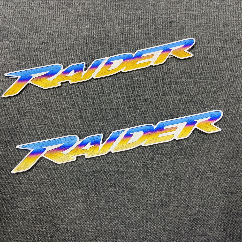 BỘ TEM TITAN TÊN CHỮ XE RAIDER, SONIC, WINNER, WINNER X, VARIO, CLICK, SATRIA, KEO DÁN 3M TRANG TRÍ XE SIÊU CHẤT