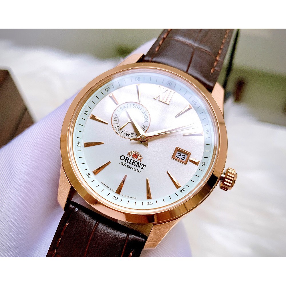 Đồng Hồ Nam Orient Dây Da Nâu FAL00004W0 Automatic 42mm Chính Hãng