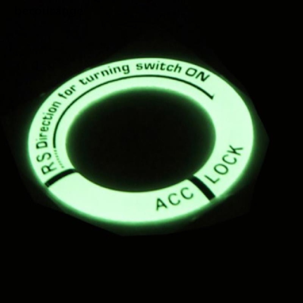 Sticker 3d Dán Trang Trí Chìa Khóa Xe Hơi Phát Sáng Độc Đáo