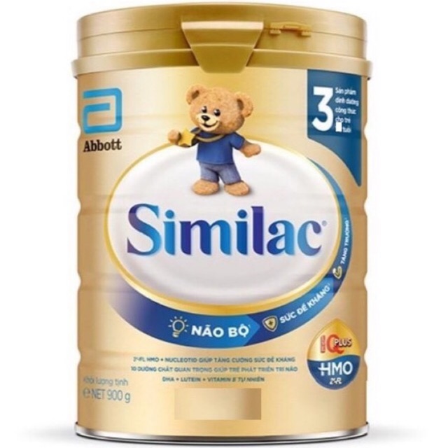 Sữa bột Similac Gain Plus IQ số 3 lon 900g