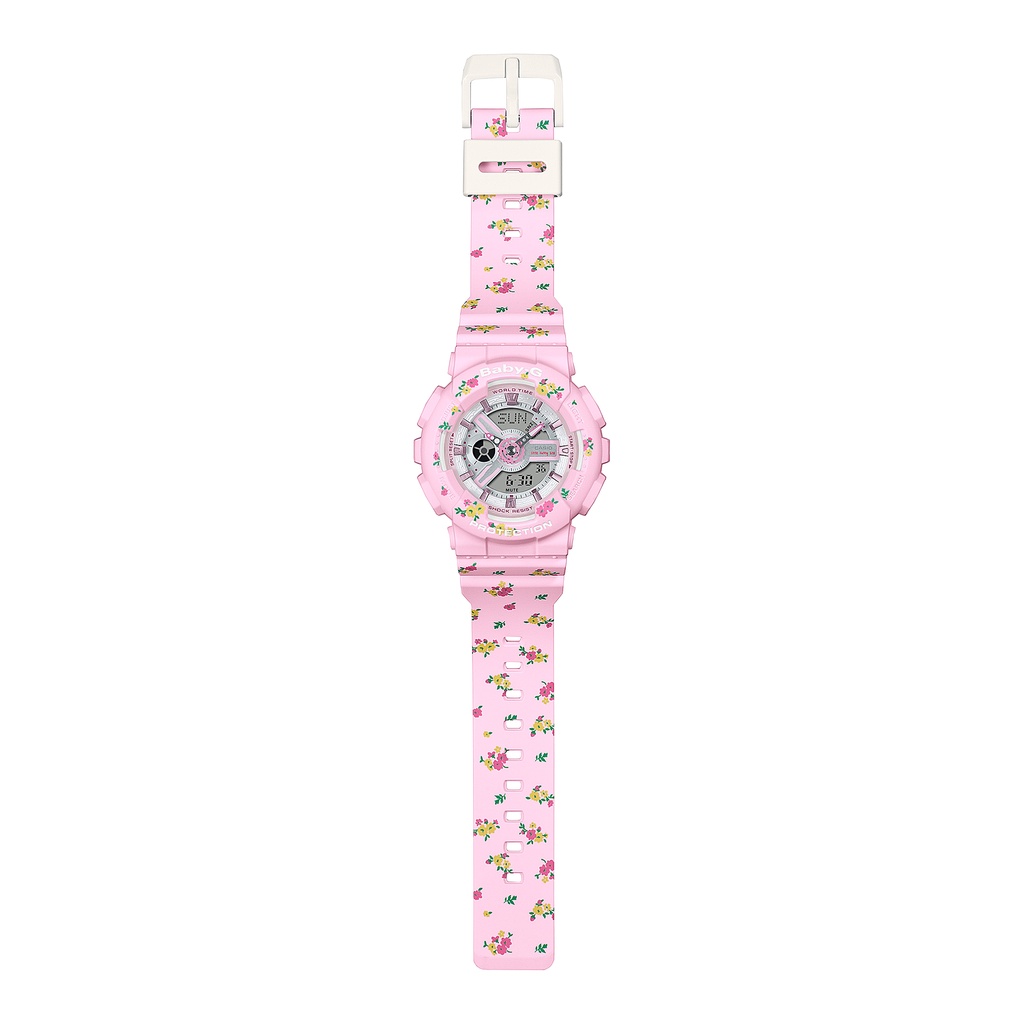 Đồng hồ nữ Casio Baby-G BA-110LSB-4A Little Sunny Bite phiên bản giới hạn, chống va đập, chống nước 100m, chính hãng