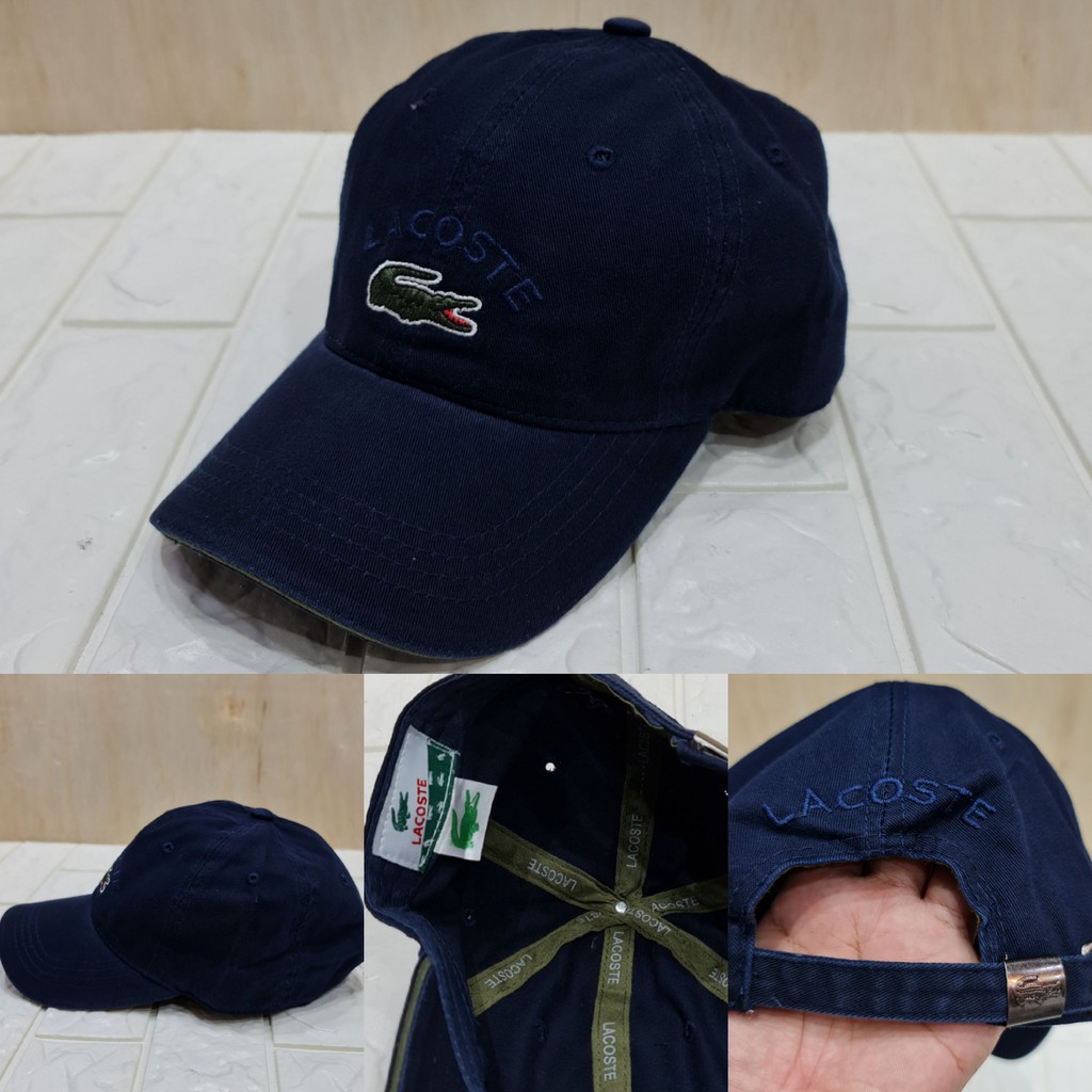 Mũ Lưỡi Trai Lacoste Màu Xanh Navy Cao Cấp