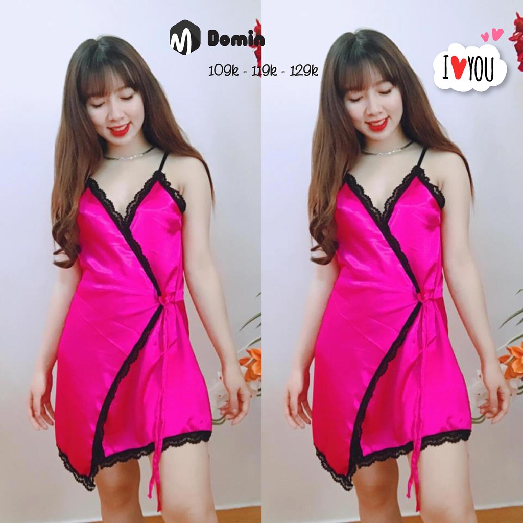 Đầm Ngủ Vải Phi Lụa Mềm Thoáng Mát Sexy Mẫu 2 - DOMIN | BigBuy360 - bigbuy360.vn