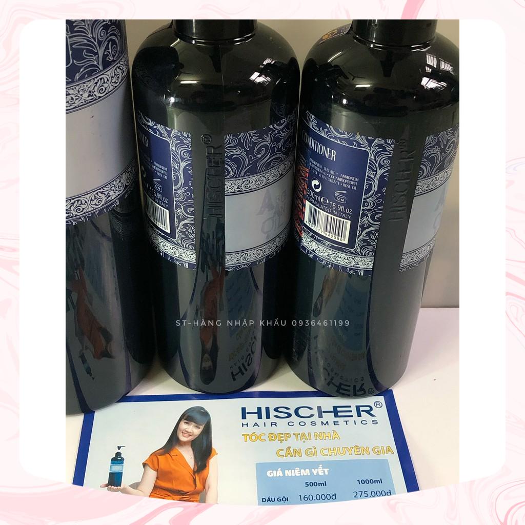 Dầu Xả Phục Hồi Hischer Argan Oil  500ml Ý [HÀNG CÔNG TY]