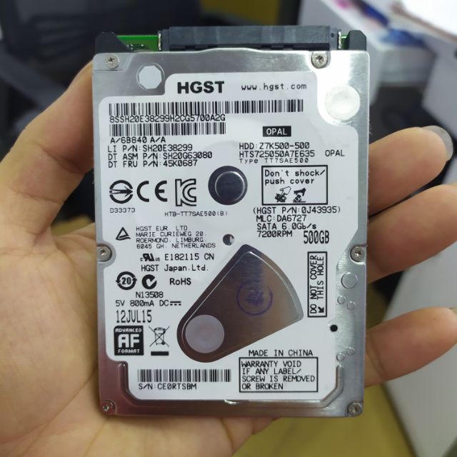 Ổ cứng HDD Laptop 2.5" 500GB - 1TB (Hàng bóc máy Like new) | BigBuy360 - bigbuy360.vn