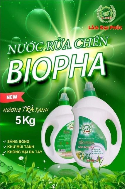 Nước rửa chén sinh học dược của tập đoàn lâm đại phúc