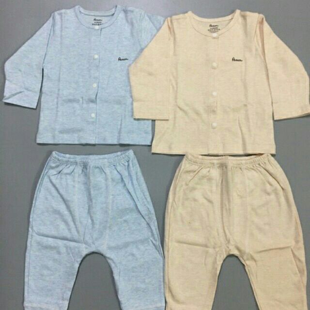 #Avaler bộ dài tay cotton cài thẳng