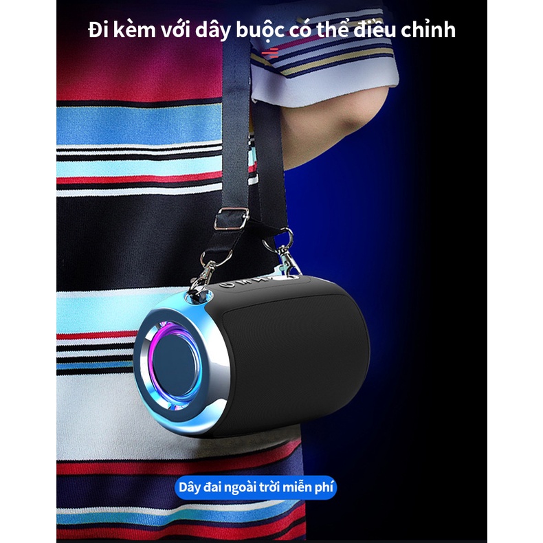 Loa Bluetooth Bass Mạnh S1 Max - Loa Di Động Hỗ Trợ Thẻ Nhớ USB, Jack cắm 3.5mm,Loa Bluetooth Mini Kiêm Sạc Dự Phòng Cho