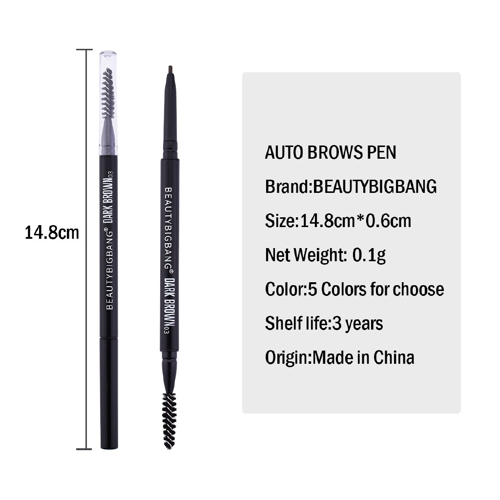 Bút chì kẻ lông mày tự nhiên lâu trôi kháng nước BEAUTYBIGBANG