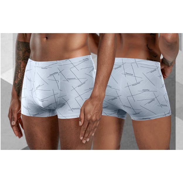 Hộp 4 Quần lót Nam Boxer Cotton lạnh phong cách thời trang.