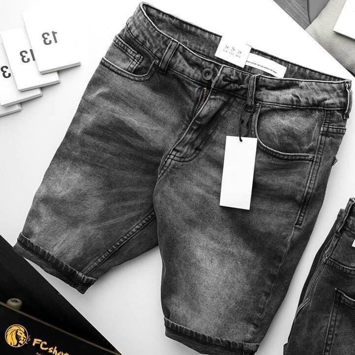 Quần Short Jean Nam Đẹp Chất Bò Co Giãn Cao Cấp, Quần Ngố rách Mẫu Mới Phong Cách Hàn Quốc Q211