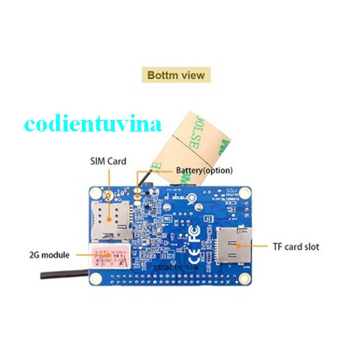 Máy Tính Nhúng Orange Pi 2G IoT