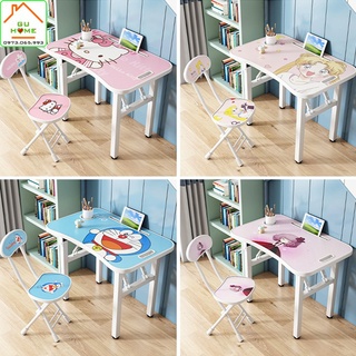 Bàn Học Sinh [HỖ TRỢ SHIP] Bộ Bàn Ghế Học Sinh Gấp Gọn Thông Minh In Hình Ngộ Nghĩnh Tạo Hứng Thú Học Tập Sáng Tạo