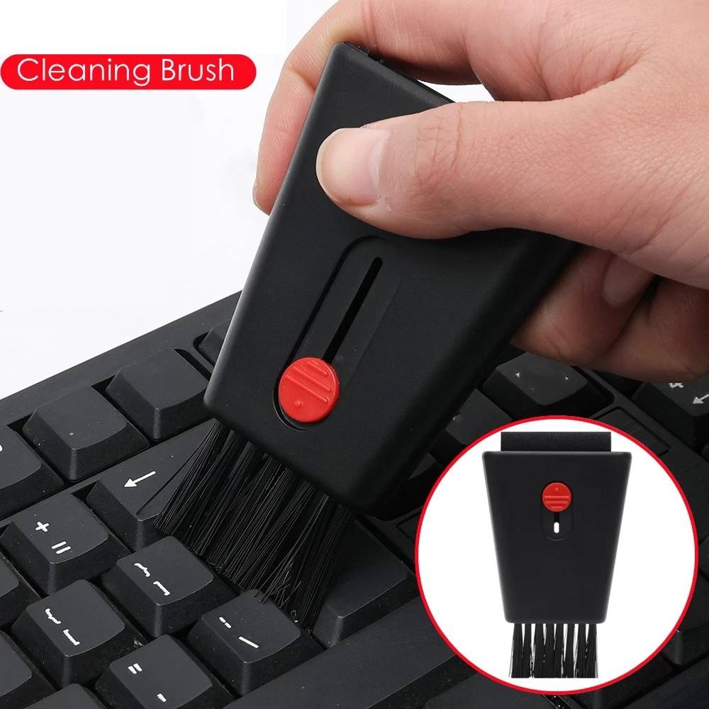 Cọ Hai Đầu Mini Làm Sạch Màn Hình Máy Tính/Laptop/Điện Thoại Có Thể Thu Gọn